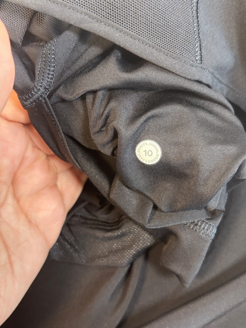 Lululemon Hotty Hot High Rise Skirt Skort Size 10 In Black - Picture 9 of 11
